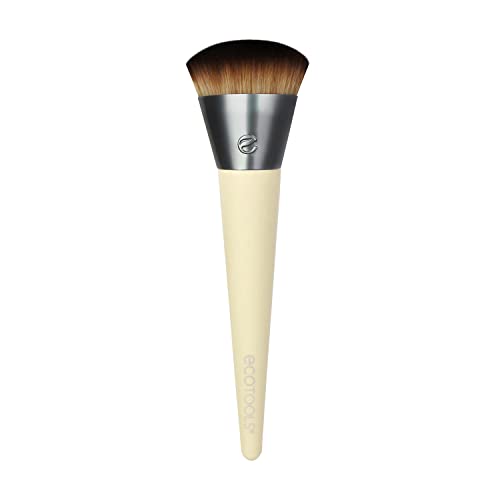 EcoTools Makeup Brush for Professional Finish, for Foundation and Pressed Powder