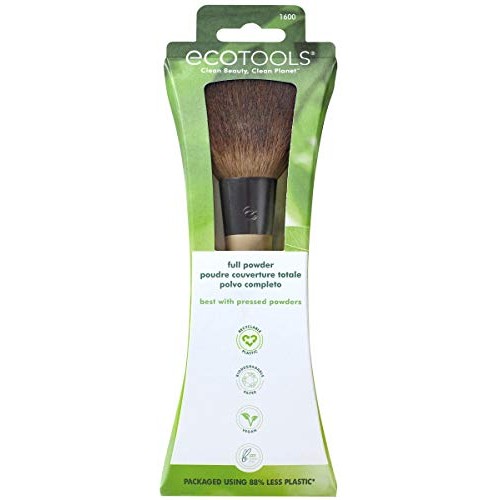 EcoTools Makeup Brush for Professional Finish, for Foundation and Pressed Powder