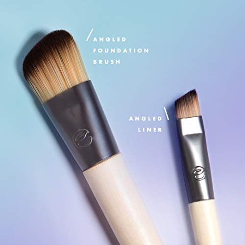 EcoTools Makeup Brush Set for Eyeshadow, Foundation, Blush, and Concealer wit...