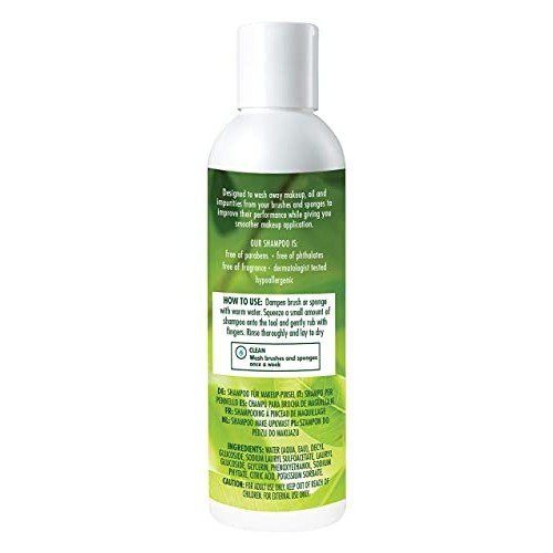 Ecotools Makeup Cleaner for Brushes, Brush and Sponge Cleansing Shampoo, 6 oz...