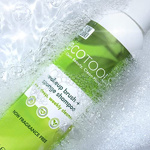 Ecotools Makeup Cleaner for Brushes, Brush and Sponge Cleansing Shampoo, 6 oz...