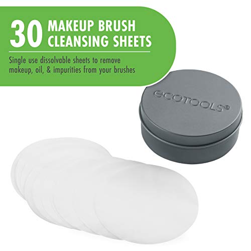 Ecotools Makeup Cleaning Sheets for Brushes and Sponges & Dissolvable Cleansi...