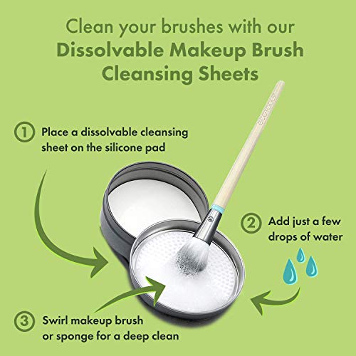 Ecotools Makeup Cleaning Sheets for Brushes and Sponges & Dissolvable Cleansi...
