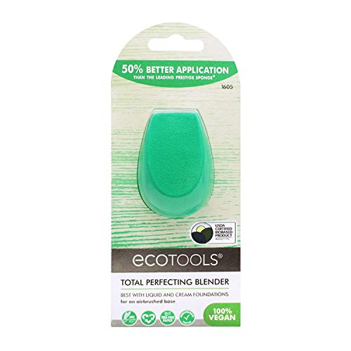 Ecotools Perfecting Blender, Makeup Beauty Sponge, For Liquid + Cream Foundat...