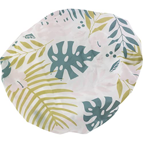 EcoTools Reusable Shower Cap for Women with Travel Storage Case, Made with Re...