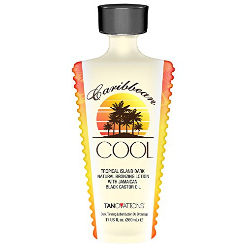 Caribbean Cool, Natural Bronzer, Tanning Lotion with Jamaican Black Castor Oi...