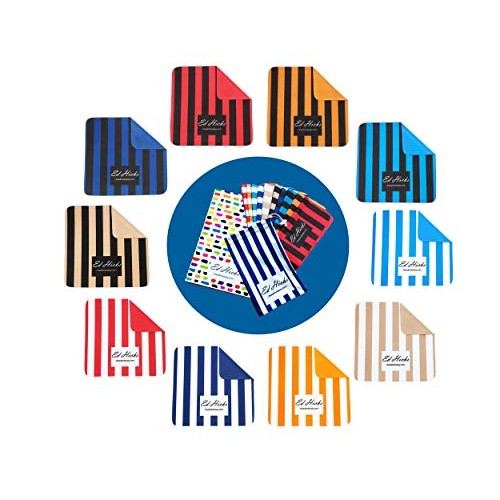 10* Ed Hicks Premium Microfiber Eyeglass Cleaning Cloths — 7" x 7" — for Clea...