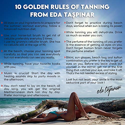 Eda Taspinar Bronzing Bomb, Tanning Oil Spray for Accelerated Dark Mediterran...