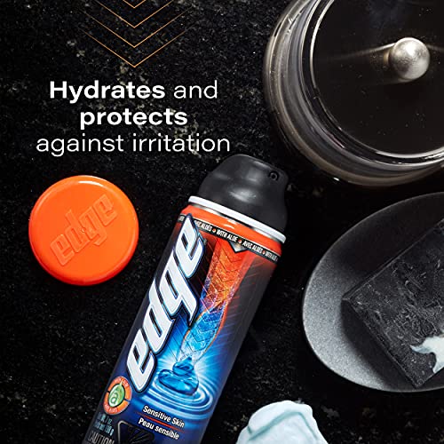 Edge Shave Gel, Sensitive Skin, 7-Ounce Cans - Pack of 3