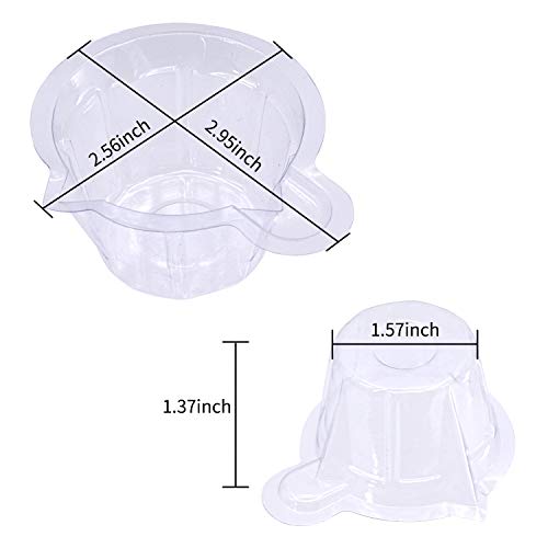 EDOBLUE 100 Pack Urine Cups - Plastic Disposable Urine Specimen Cups For Ovul...