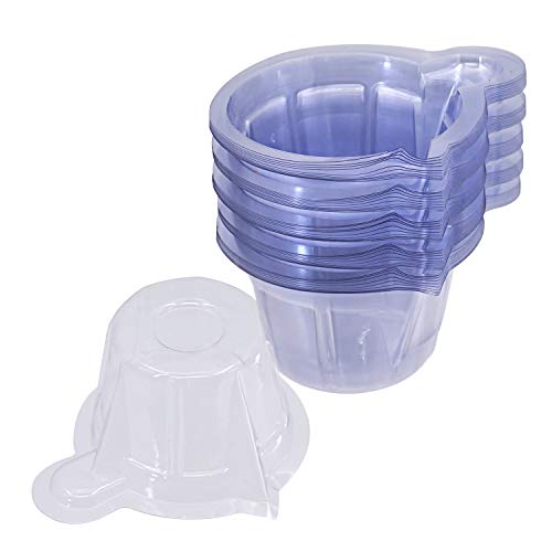 EDOBLUE 100 Pack Urine Cups - Plastic Disposable Urine Specimen Cups For Ovul...