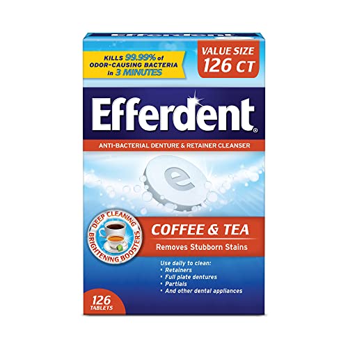 Efferdent Denture Cleanser Tablets, 126 Count