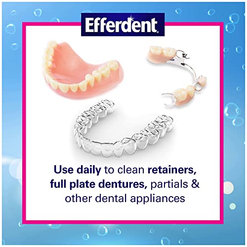 Efferdent Denture Cleanser Tablets, Complete Clean, 126 Tablets