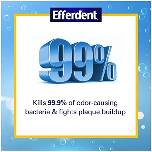 Efferdent PM Overnight Denture Cleanser Tablets Power Mint