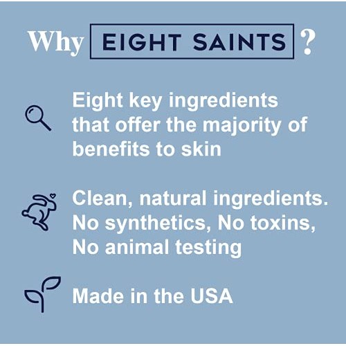 Eight Saints All In Eye Cream, Natural and Organic Anti Aging Eye Cream to Re...