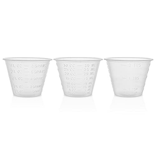 Eight30east - 200ct 1oz Disposable Graduated Medicine Cups, Non-Sterile, for ...