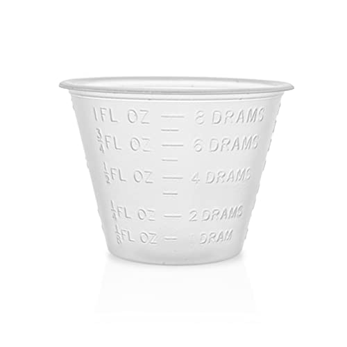 Eight30east - 200ct 1oz Disposable Graduated Medicine Cups, Non-Sterile, for ...
