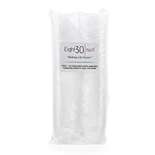 Eight30east - 200ct 1oz Disposable Graduated Medicine Cups, Non-Sterile, for ...