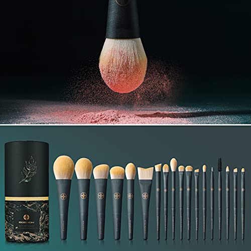 EIGSHOW Makeup Brushes 18pcs Professional Makeup Brush Travel Set with Eco Cy...
