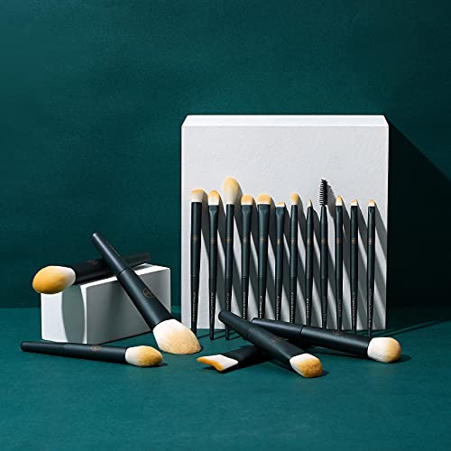 EIGSHOW Makeup Brushes 18pcs Professional Makeup Brush Travel Set with Eco Cy...