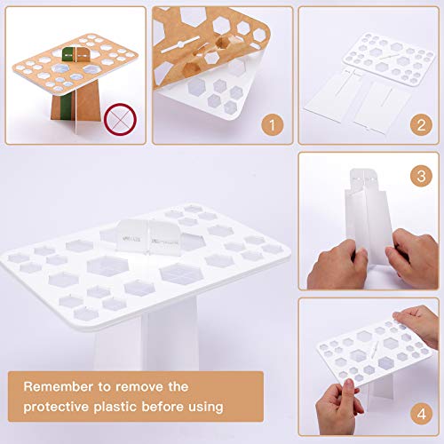 Makeup Brush Holder & Makeup Brush Washing Mat, EIGSHOW 26 Holes Makeup Brush...