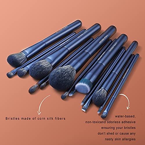 Makeup Brush Set, EIGSHOW Professional Makeup Brushes Kit Foundation Powder C...