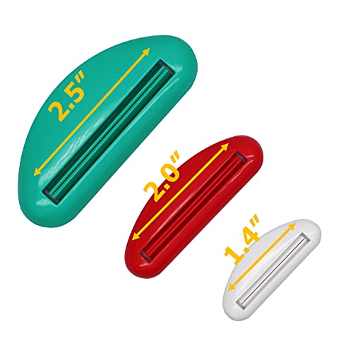 Excelity 6 Sets Tube Squeezer Clip for Toothpaste, Hand Cream, Paint Tube, Co...