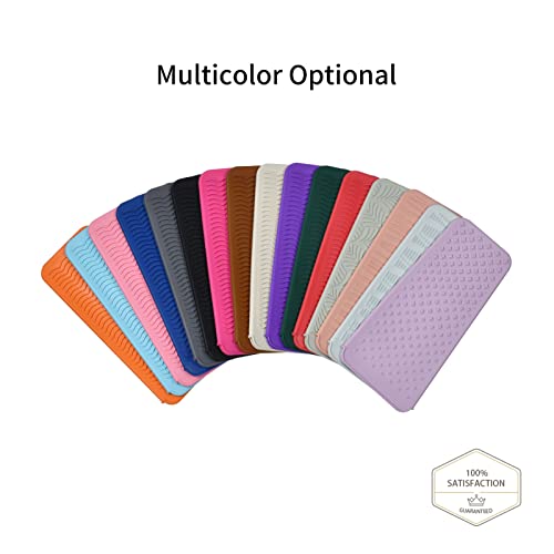 EIOKIT Silicone Heat Resistant Travel Mat Pouch for Hair Straightener,Crimpin...