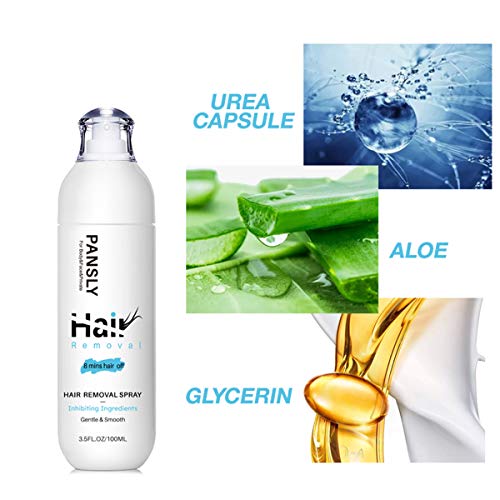 Hair Removal Spray,Hair Growth Inhibitor Permanent Depilatory Armpit Beard Le...