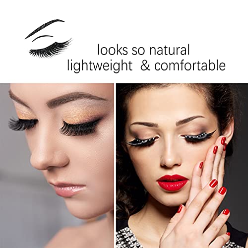 False eyelashes, 6D artificial Mink Eyelashes, Fluffy Natura mink eyelashes, ...