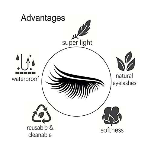 False eyelashes, 6D artificial Mink Eyelashes, Fluffy Natura mink eyelashes, ...