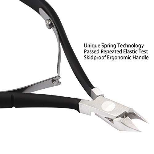 Cuticle Trimmer with Cuticle Pusher - Ejiubas Cuticle Remover Cuticle Nipper ...