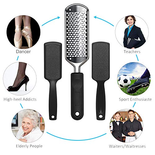 Foot Scrubber Callus Remover for Feet - Ejiubas Foot Scraper Pedicure Foot Fi...
