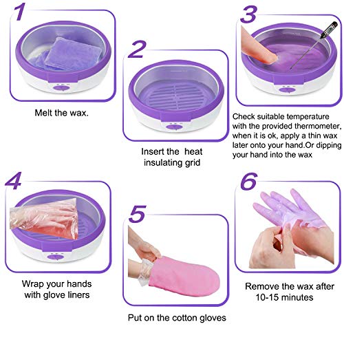 Paraffin Wax Machine for Hand and Feet - Ejiubas Paraffin Bath,Quick Heating,...