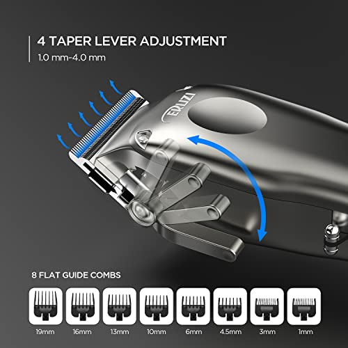 EKUZI Hair Clippers For Men Cordless Hair Trimmer Professional Haircut & Barb...
