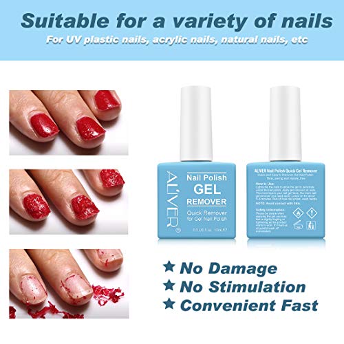 Gel Nail Polish Remover, Effective Gel Polish Remover, Quickly & Easily Remov...