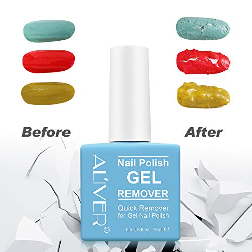 Gel Nail Polish Remover, Effective Gel Polish Remover, Quickly & Easily Remov...