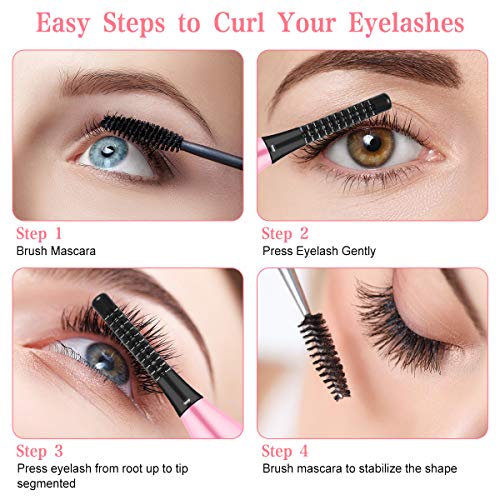 Wimpernzange,Beheizbare Wimpernzange, 4 Temperaturmodi 8S Schnelle Erwärmung ...