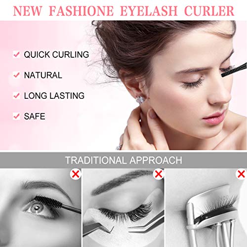Wimpernzange,Beheizbare Wimpernzange, 4 Temperaturmodi 8S Schnelle Erwärmung ...