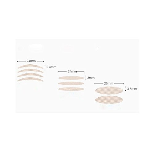 3 Boxes(1800pcs) Invisible Beauty Single-Sided Lace Eyelid Tape with Three Di...