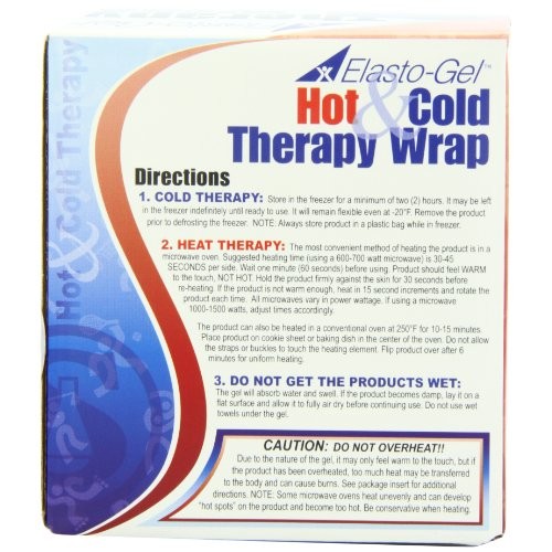 Elasto Gel, Hot/Cold Wrap, 4" X 24"