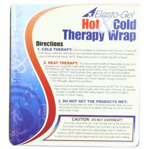Elasto Gel, Hot/Cold Wrap, 4" X 24"