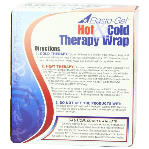 Elasto Gel, Hot/Cold Wrap, 4" X 24"