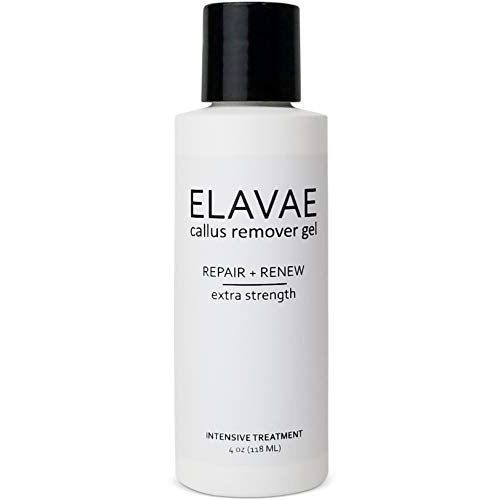 Elavae Callus Remover Gel Extra Strength. Works well with foot scrubber, file...
