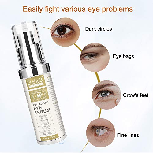 Anti Ageing Eye Serum - Eye Cream - Anti Wrinkle Eye Serum for Puffy Eyes, Da...