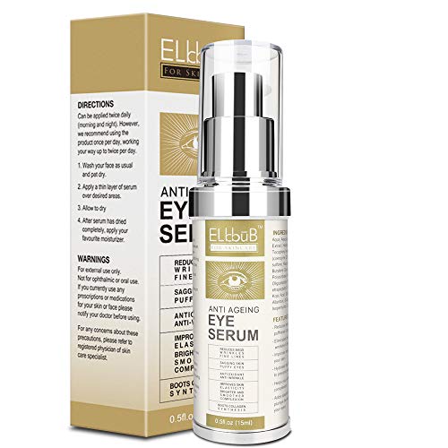 Anti Ageing Eye Serum - Eye Cream - Anti Wrinkle Eye Serum for Puffy Eyes, Da...