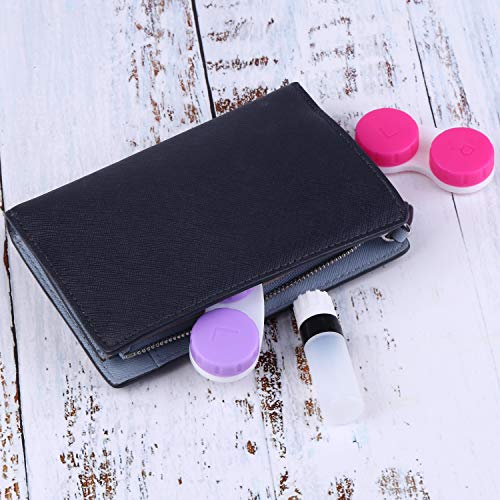 Elcoho 24 Pack Contact Lens Cases Contact Lens Holder Box Left/Right Eyes Con...