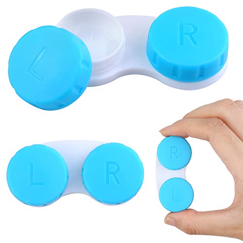 Elcoho 36 Pack Colorful Contact Lens Case Box Left/Right Contact Lens Holder ...