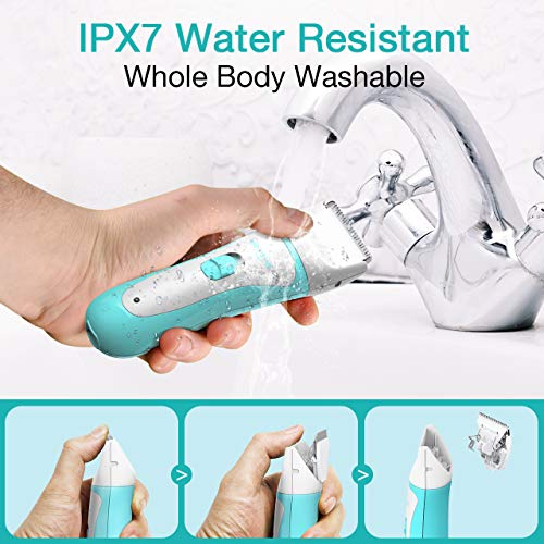 Baby Hair Clippers - Cordless kid Hair Trimmers with 3 Cutting Heads & 3 Guid...