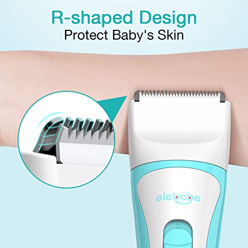 Baby Hair Clippers - Cordless kid Hair Trimmers with 3 Cutting Heads & 3 Guid...